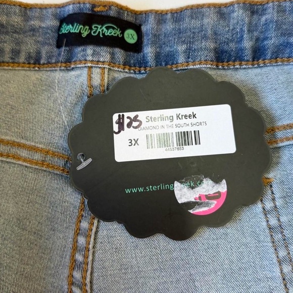 Sterling Kreek Diamond In the South Shorts Women’s 3X Rhinestone Cowgirl Rodeo - Picture 2 of 7